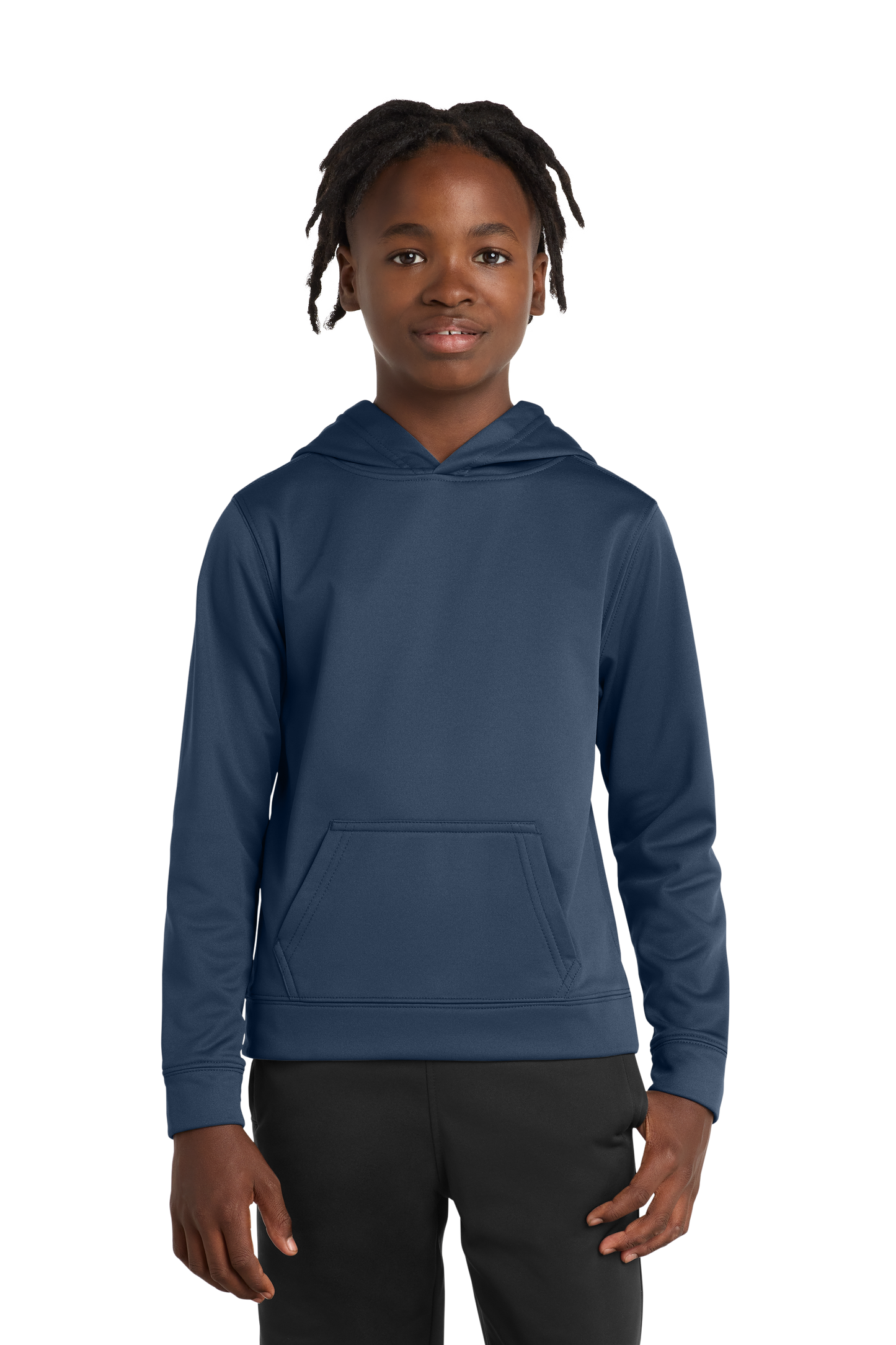 Premium Youth Hoodie - Port & Co Youth Core Fleece Pullover Hooded Sweatshirt PC590YH