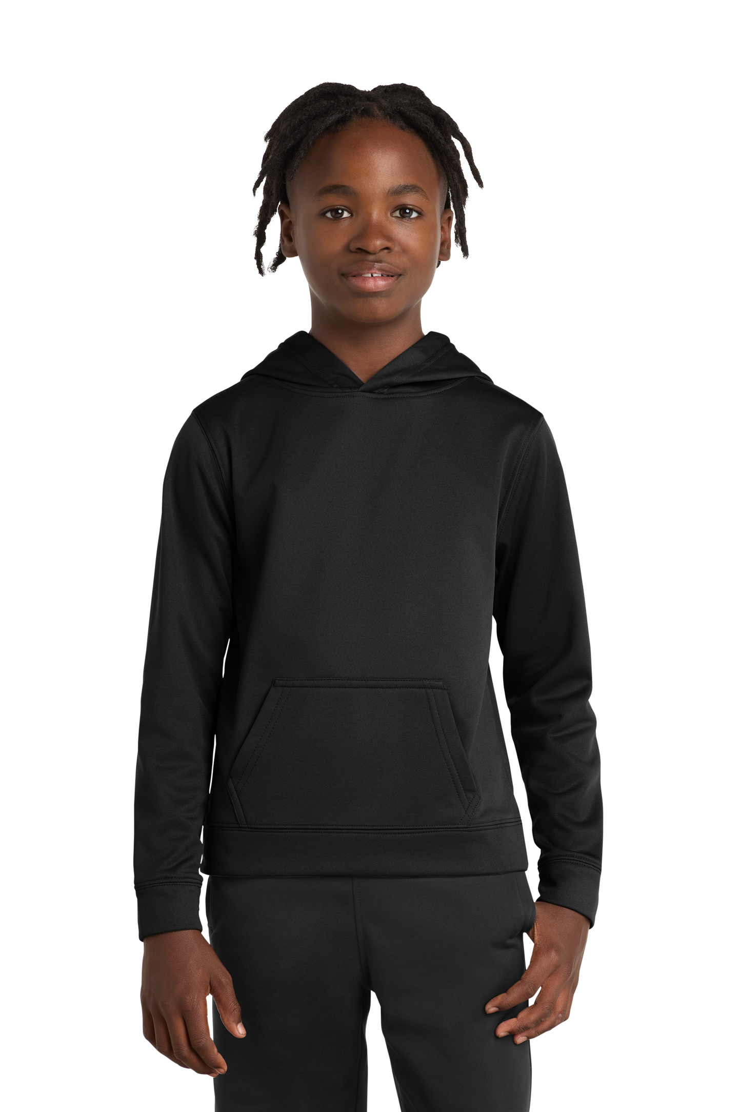 Premium Youth Hoodie - Port & Co Youth Core Fleece Pullover Hooded Sweatshirt PC590YH