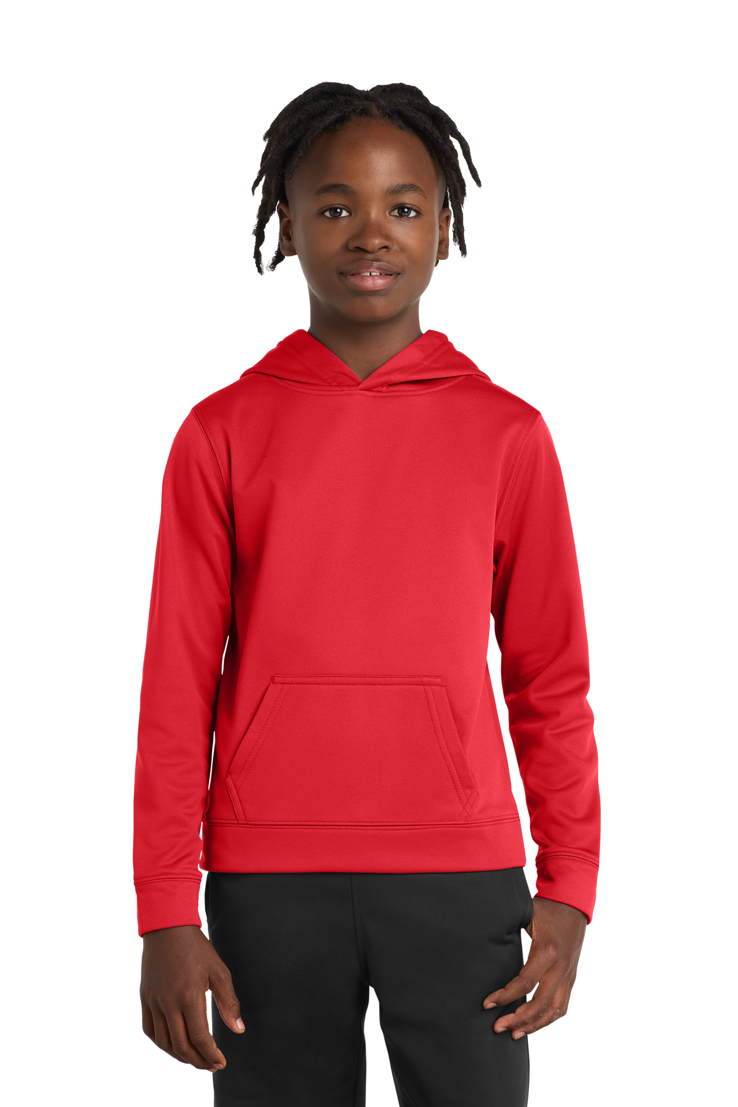 Premium Youth Hoodie - Port & Co Youth Core Fleece Pullover Hooded Sweatshirt PC590YH