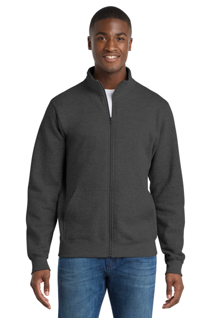 Economy Full-Zip Sweatshirt - Port & Company Core Fleece Cadet - PC78FZ
