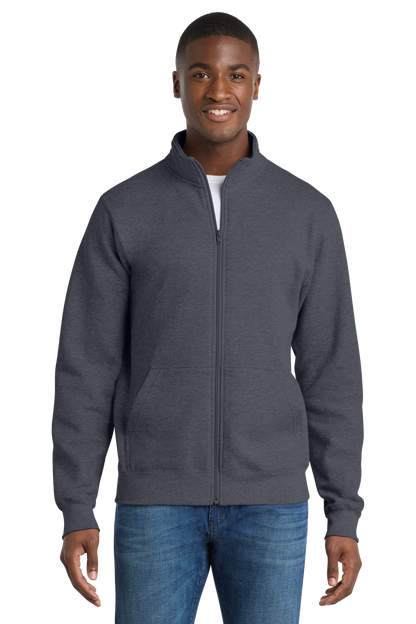 Economy Full-Zip Sweatshirt - Port & Company Core Fleece Cadet - PC78FZ