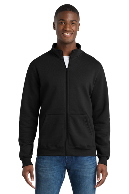 Economy Full-Zip Sweatshirt - Port & Company Core Fleece Cadet - PC78FZ
