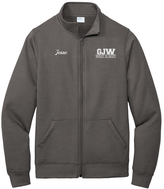 Full-Zip Sweatshirt - Port & Company Core Fleece Cadet PC78FZ - George J West Elementary School
