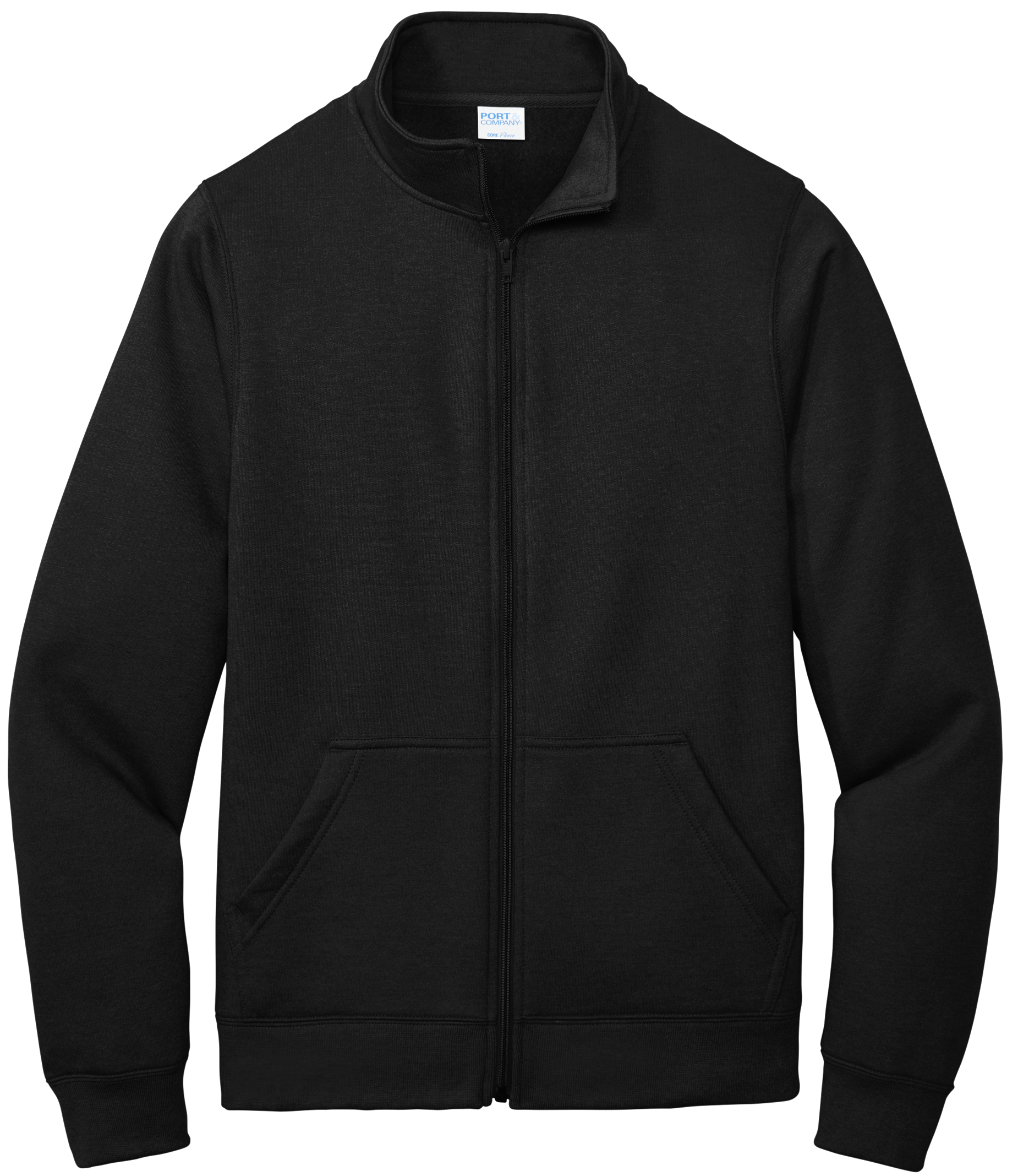 Economy Full-Zip Sweatshirt - Port & Company Core Fleece Cadet - PC78FZ