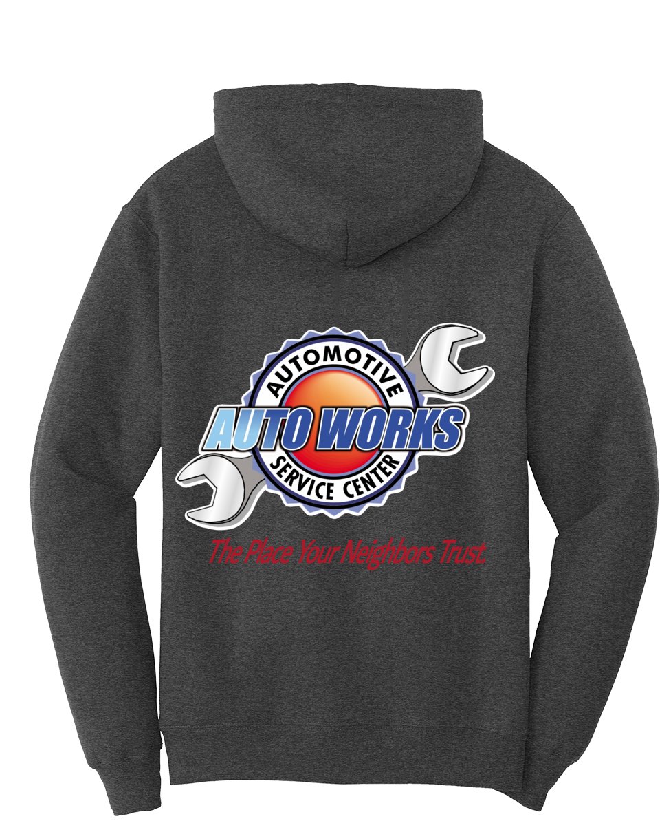 Hoodie - TALL Fleece Pullover -  PC78HT - Auto Works Automotive Service Center