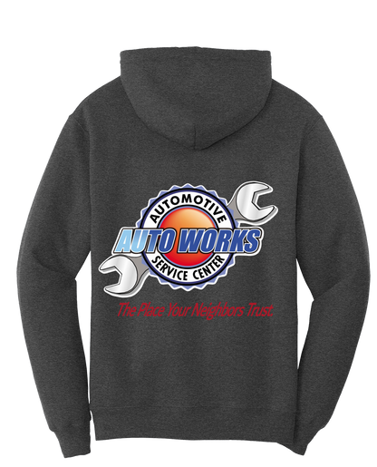 Hoodie - TALL Fleece Pullover -  PC78HT - Auto Works Automotive Service Center