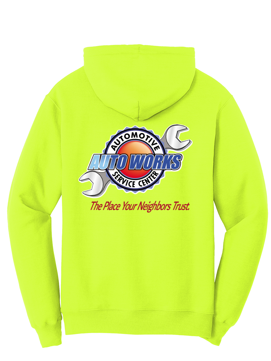 Hoodie - TALL Fleece Pullover -  PC78HT - Auto Works Automotive Service Center