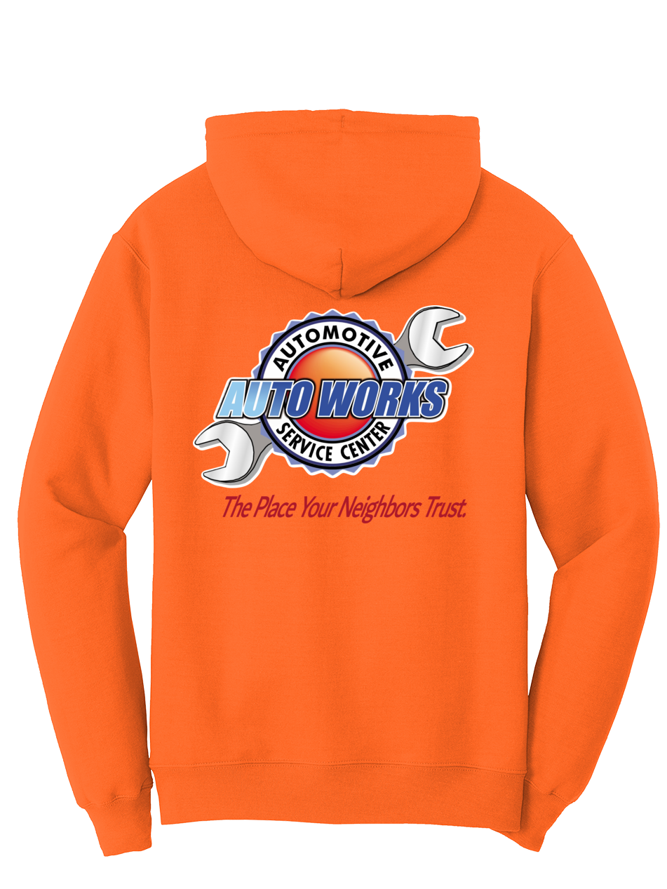 Hoodie - TALL Fleece Pullover -  PC78HT - Auto Works Automotive Service Center