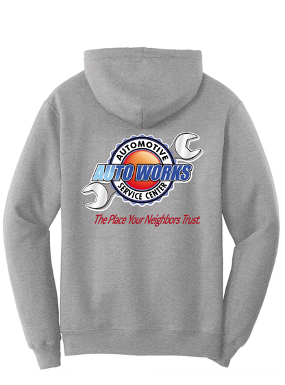 Hoodie - TALL Fleece Pullover -  PC78HT - Auto Works Automotive Service Center