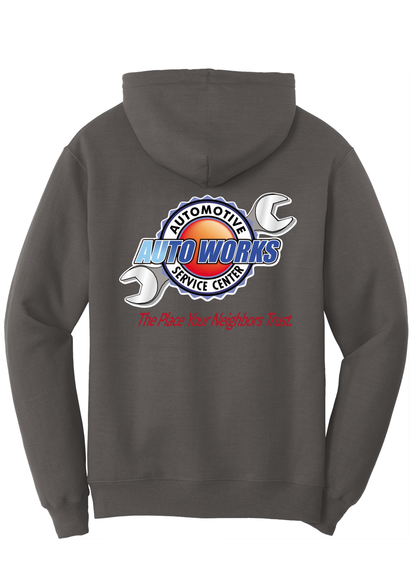 Hoodie - TALL Fleece Pullover -  PC78HT - Auto Works Automotive Service Center