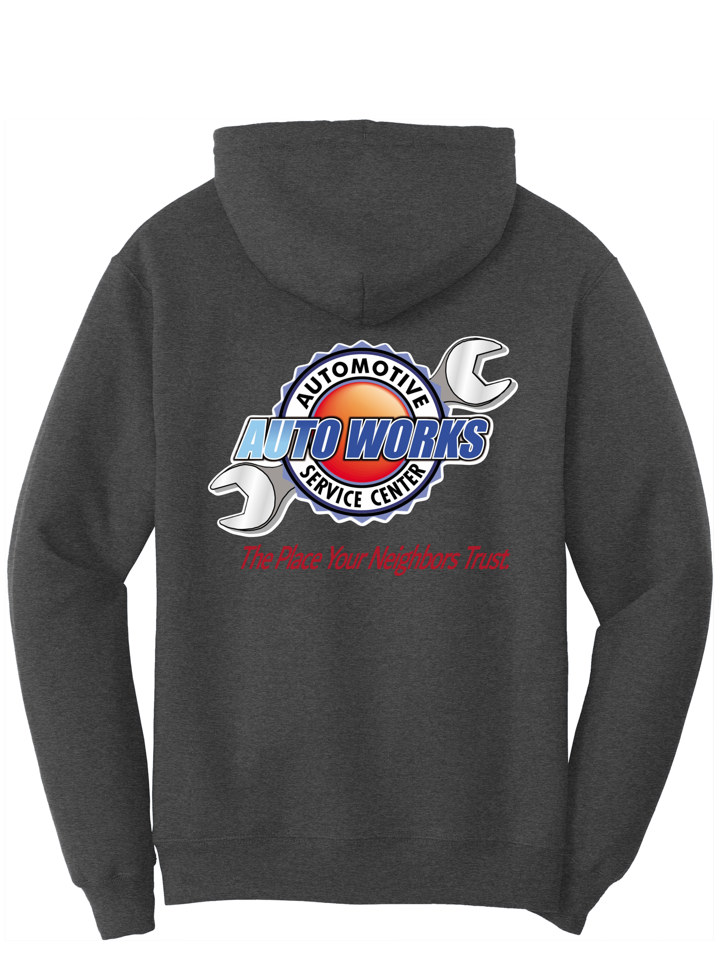 Hoodie - TALL Fleece Pullover -  PC78HT - Auto Works Automotive Service Center