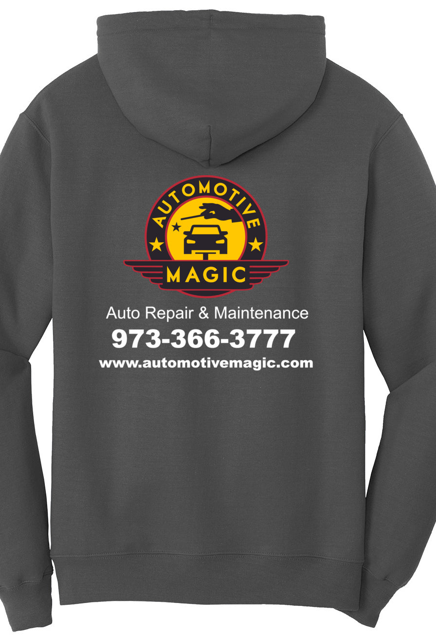Economy Hoodie - Port & Company Fleece Pullover Hoodie PC78H - Automotive Magic