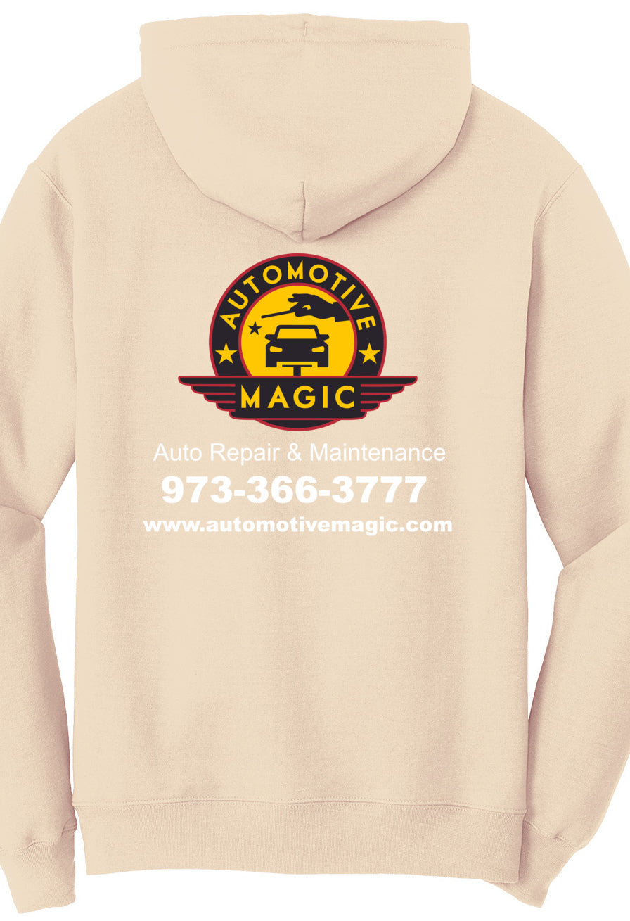 Economy Hoodie - Port & Company Fleece Pullover Hoodie PC78H - Automotive Magic