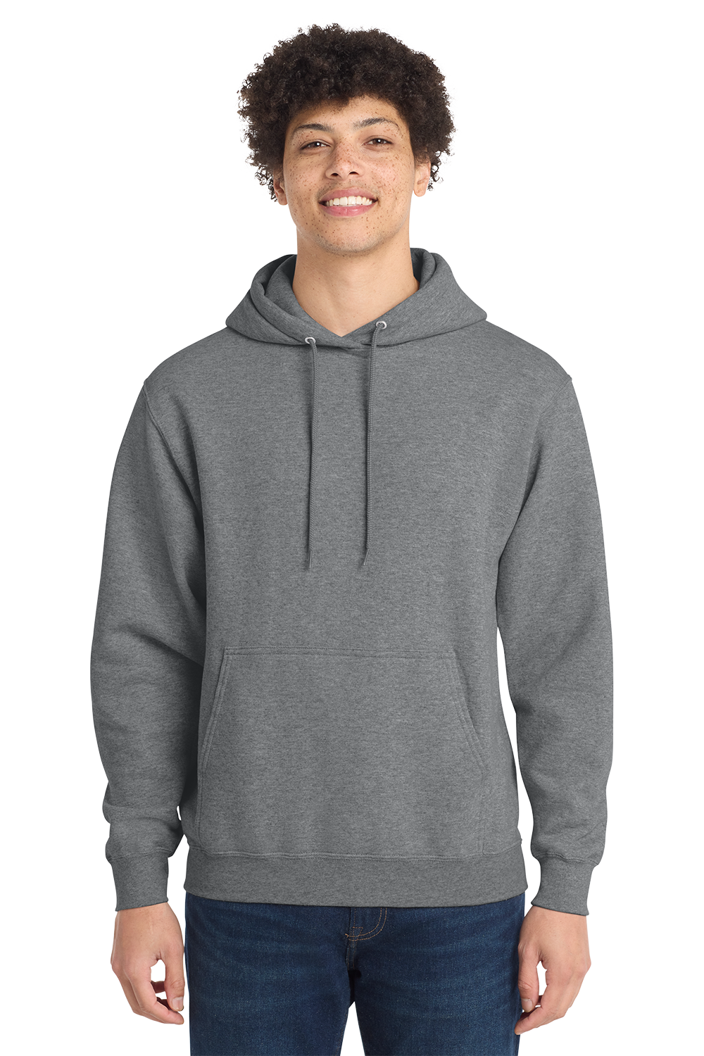 Economy Hoodie - Port & Co. Fleece Pullover Hoodie - PC78H