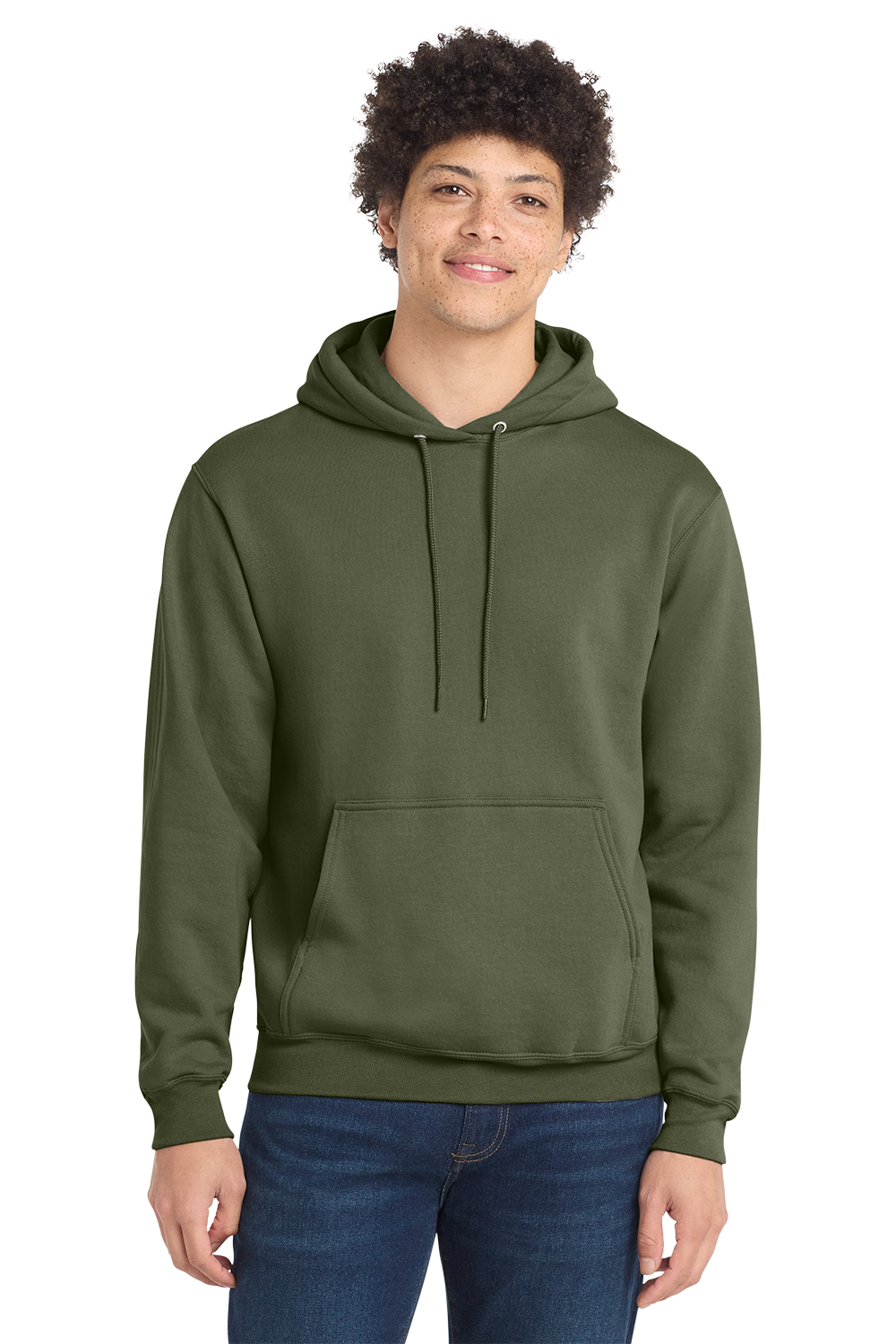 Economy Hoodie - Port & Co. Fleece Pullover Hoodie - PC78H