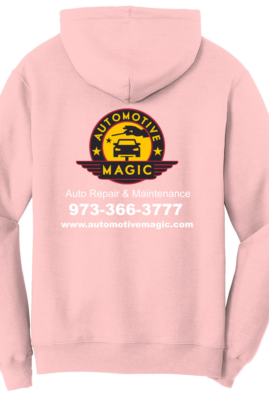 Economy Hoodie - Port & Company Fleece Pullover Hoodie PC78H - Automotive Magic