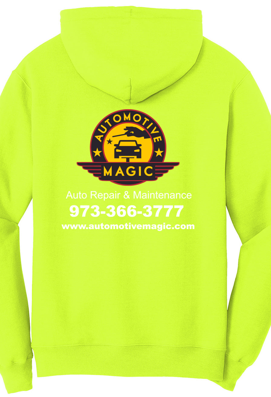 Economy Hoodie - Port & Company Fleece Pullover Hoodie PC78H - Automotive Magic