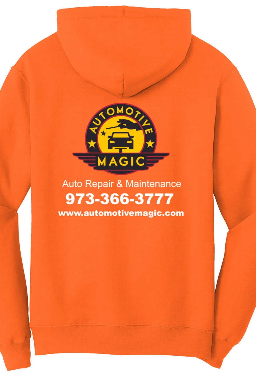 Economy Hoodie - Port & Company Fleece Pullover Hoodie PC78H - Automotive Magic
