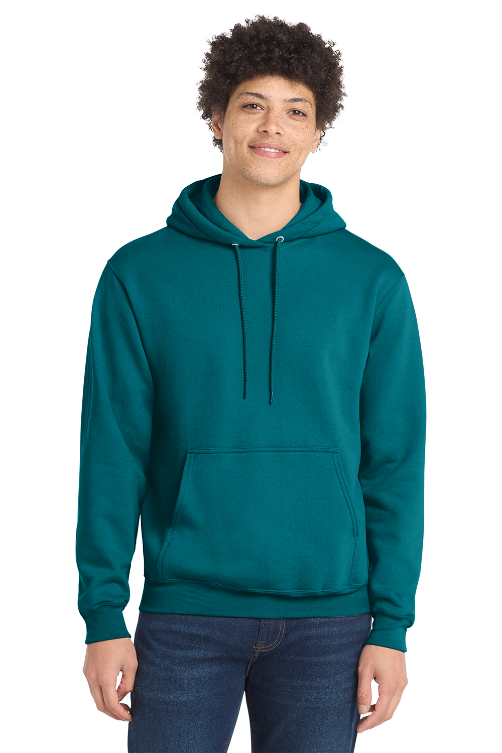 Economy Hoodie - Port & Co. Fleece Pullover Hoodie - PC78H