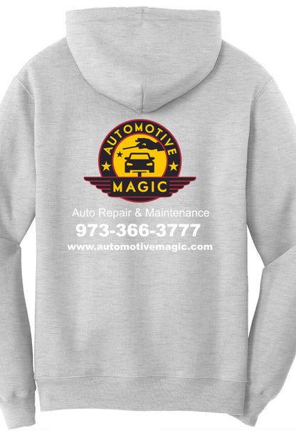 Economy Hoodie - Port & Company Fleece Pullover Hoodie PC78H - Automotive Magic