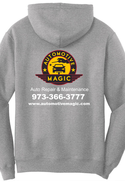 Economy Hoodie - Port & Company Fleece Pullover Hoodie PC78H - Automotive Magic