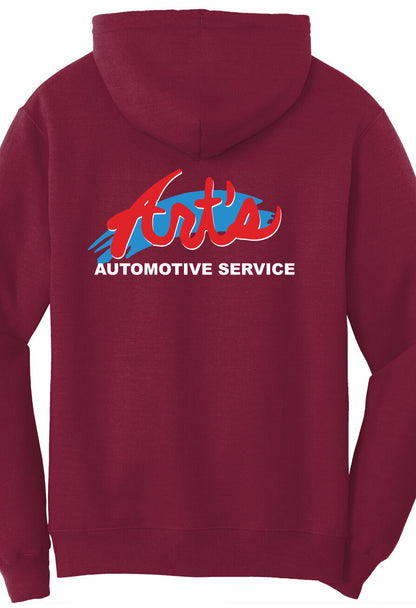 Economy Hoodie - Port & Company Fleece Pullover Hoodie PC78H - Arts Automotive