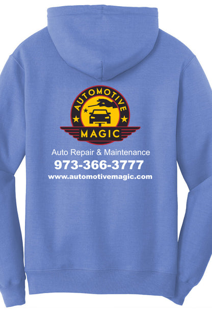 Economy Hoodie - Port & Company Fleece Pullover Hoodie PC78H - Automotive Magic