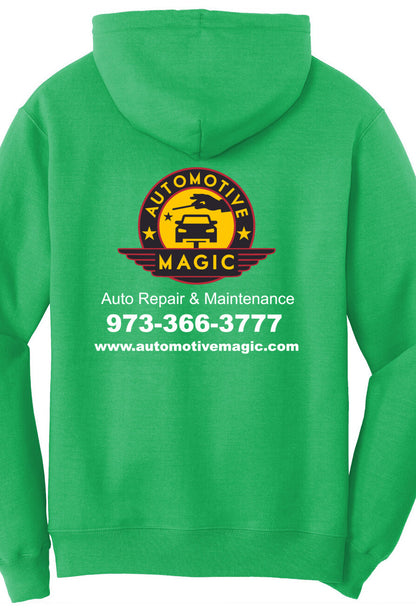 Economy Hoodie - Port & Company Fleece Pullover Hoodie PC78H - Automotive Magic