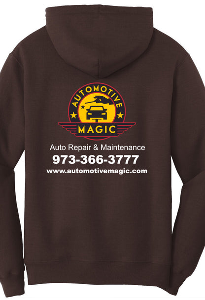 Economy Hoodie - Port & Company Fleece Pullover Hoodie PC78H - Automotive Magic