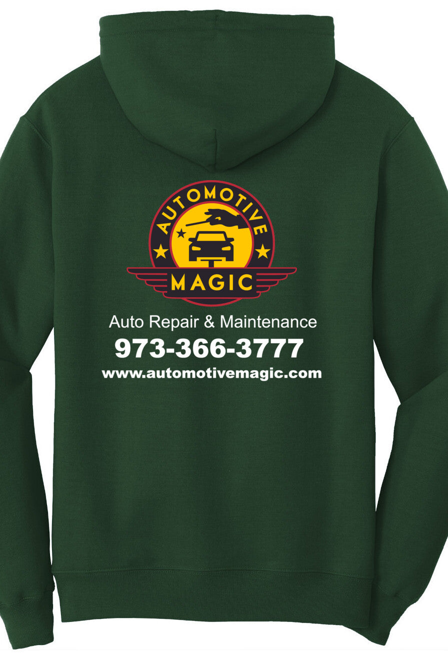 Economy Hoodie - Port & Company Fleece Pullover Hoodie PC78H - Automotive Magic