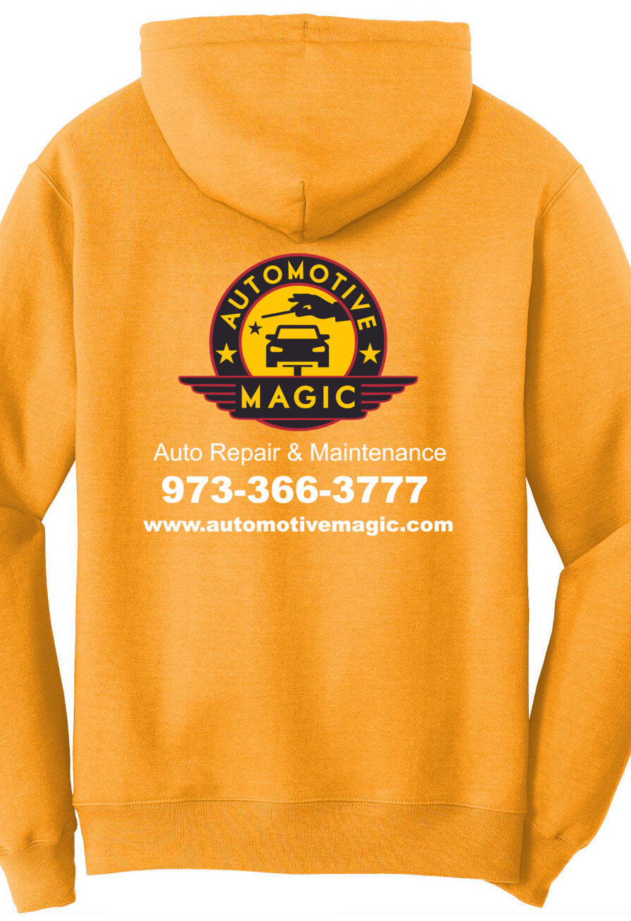 Economy Hoodie - Port & Company Fleece Pullover Hoodie PC78H - Automotive Magic