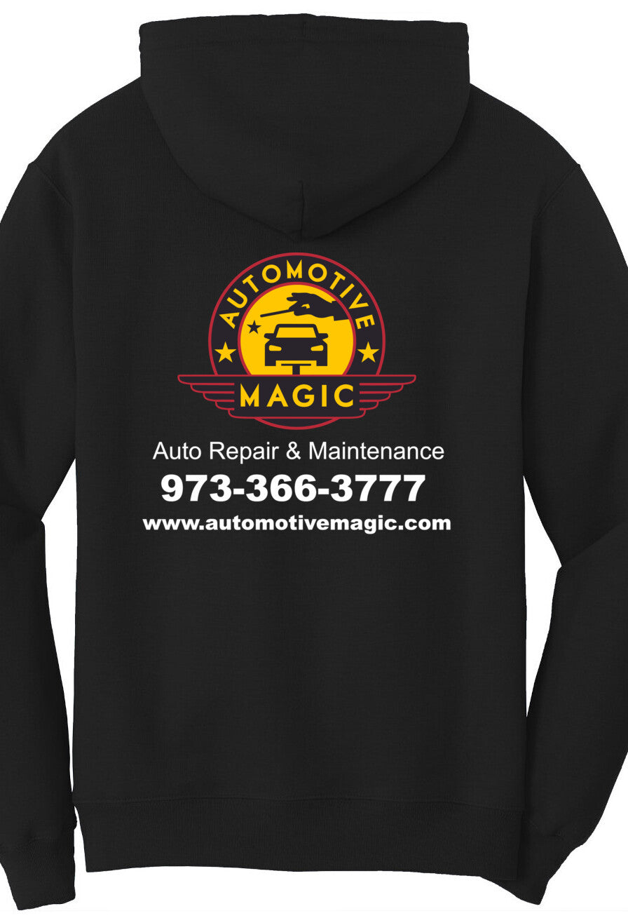 Economy Hoodie - Port & Company Fleece Pullover Hoodie PC78H - Automotive Magic