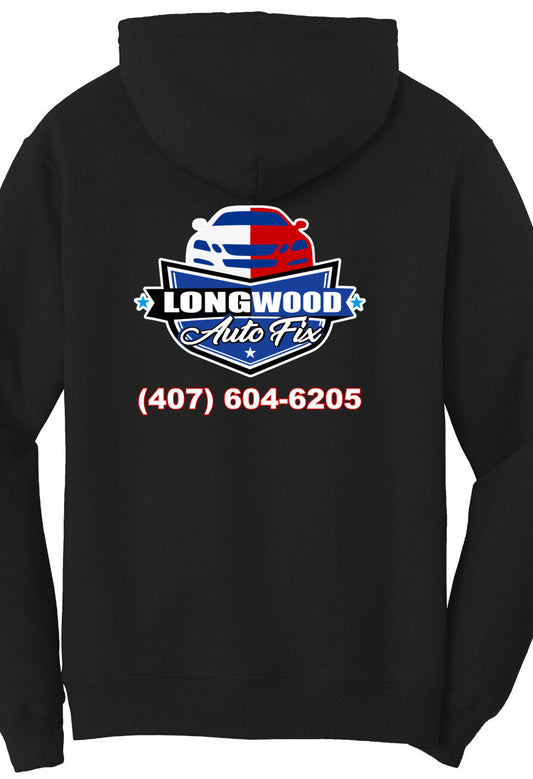 Hoodie - Port & Company Fleece Pullover Hoodie PC78H - Longwood Auto Fix