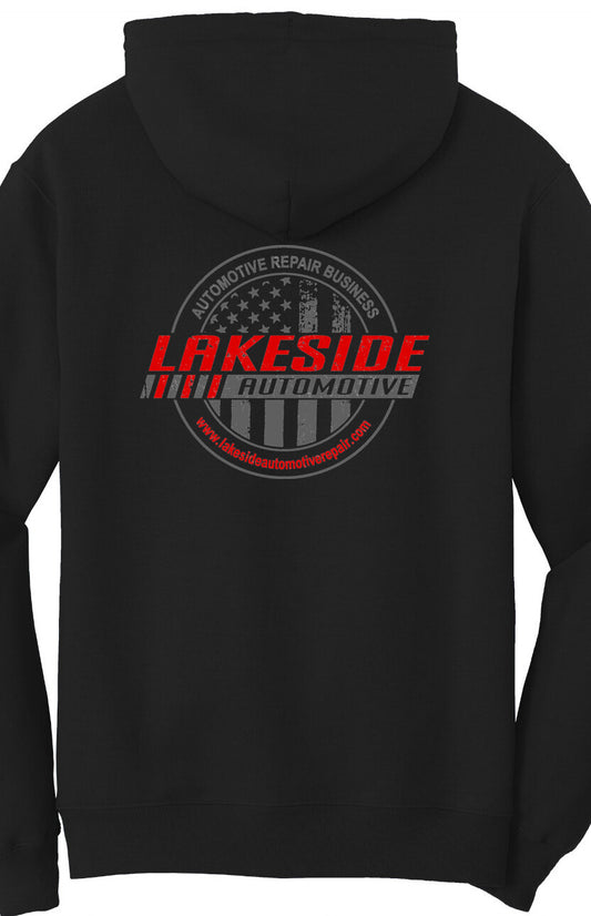 HOODIE - Port  Company Core Fleece Pullover Hooded Sweatshirt PC78H  - Lakeside Automotive