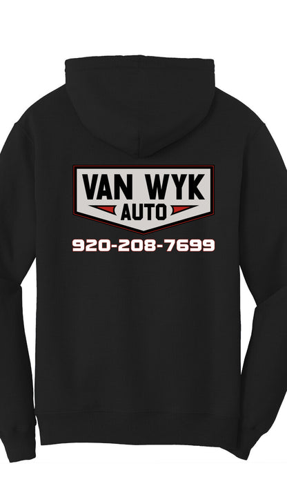 HOODIE - Port  Company Core Fleece Pullover Hooded Sweatshirt PC78H  - Van Wyk Auto