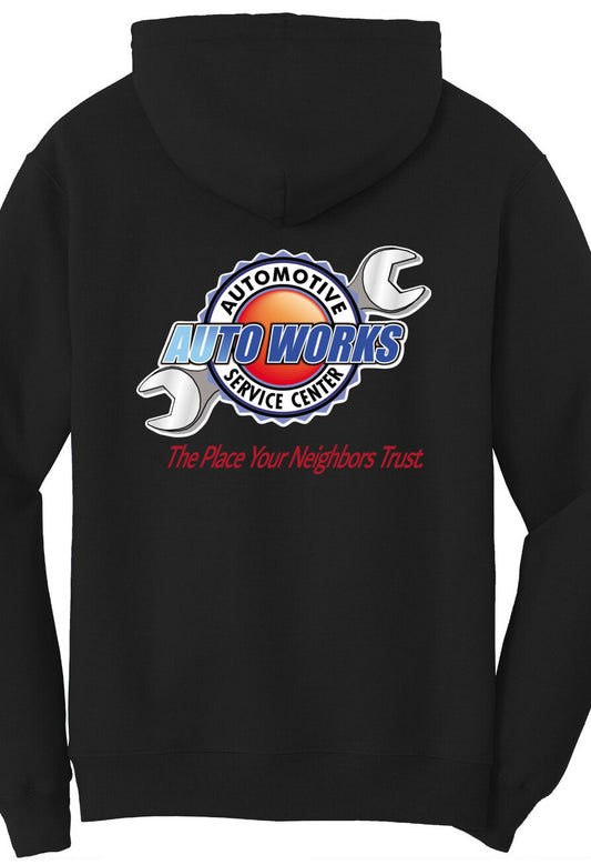 Hoodie - Fleece Pullover -  PC78H - Auto Works Automotive Service Center