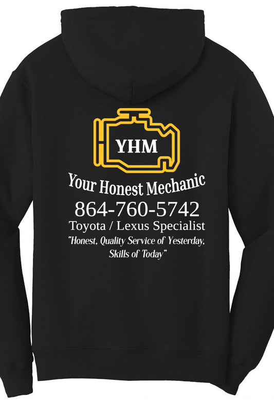 Fleece Pullover Hoodie PC78H - Your Honest Mechanic