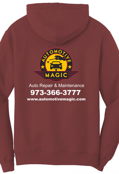 Economy Hoodie - Port & Company Fleece Pullover Hoodie PC78H - Automotive Magic