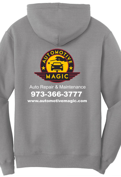 Economy Hoodie - Port & Company Fleece Pullover Hoodie PC78H - Automotive Magic