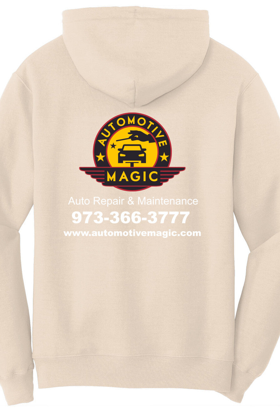 Economy Hoodie - Port & Company Fleece Pullover Hoodie PC78H - Automotive Magic