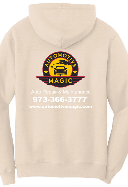 Economy Hoodie - Port & Company Fleece Pullover Hoodie PC78H - Automotive Magic