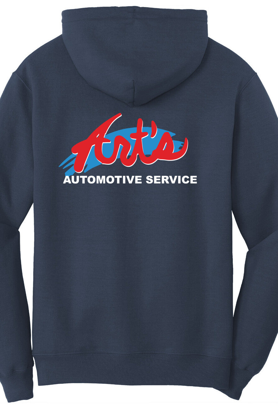 Economy Hoodie - Port & Company Fleece Pullover Hoodie PC78H - Arts Automotive