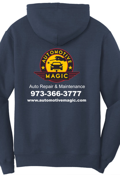 Economy Hoodie - Port & Company Fleece Pullover Hoodie PC78H - Automotive Magic