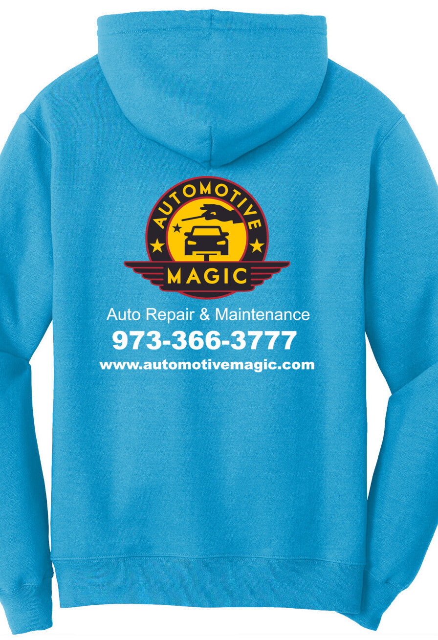 Economy Hoodie - Port & Company Fleece Pullover Hoodie PC78H - Automotive Magic
