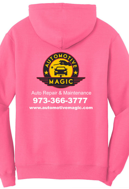 Economy Hoodie - Port & Company Fleece Pullover Hoodie PC78H - Automotive Magic