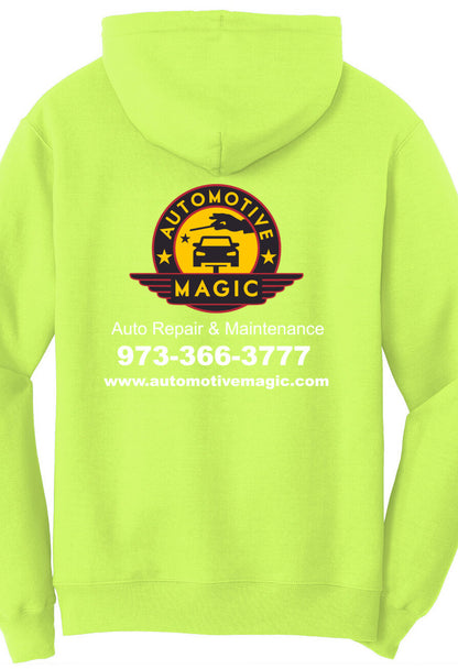 Economy Hoodie - Port & Company Fleece Pullover Hoodie PC78H - Automotive Magic
