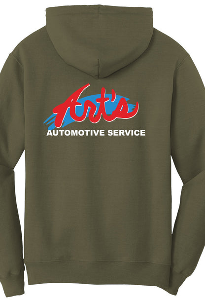 Economy Hoodie - Port & Company Fleece Pullover Hoodie PC78H - Arts Automotive