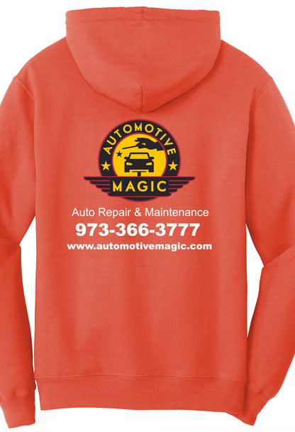 Economy Hoodie - Port & Company Fleece Pullover Hoodie PC78H - Automotive Magic