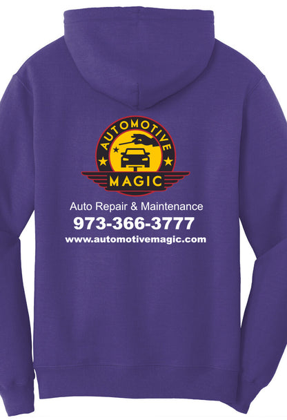 Economy Hoodie - Port & Company Fleece Pullover Hoodie PC78H - Automotive Magic