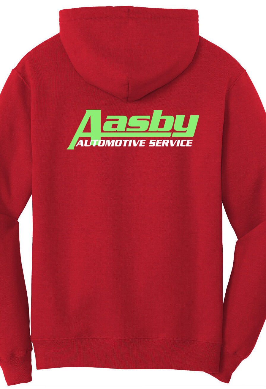 Economy Hoodie - Port & Company Fleece Pullover Hoodie PC78H - Aasby Automotive